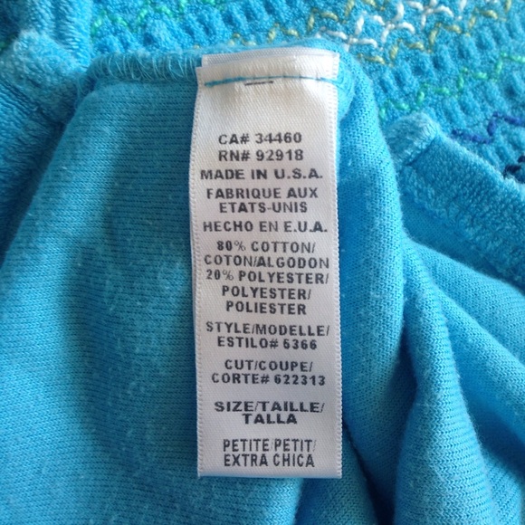 Juicy Couture Turquoise Terry Cloth Dress/Coverup - Picture 5 of 5